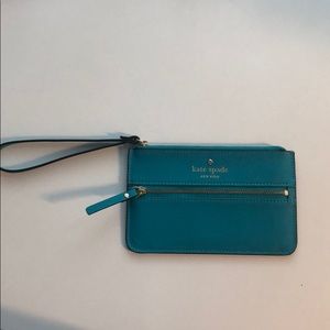 Blue Kate Spade Small Wristlet